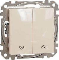 Roller Blind switch 10AX, beige Sedna Design SDD112104 | 3606481478696