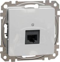 1xRJ45 data outlet CAT6A UTP, aluminium Sedna Design SDD113466 | 3606481466846