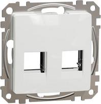 Cover plate RDM CAT5E, CAT6 UTP, white Sedna Design SDD111442C | 3606481478443