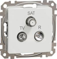 Intermediate TV / R/ SAT socket 7dB , white Sedna Design SDD111484 | 3606481466174