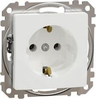 Socket outlet, 1-gang, 16A, 250V, with side earthing, white, Sedna Design SDD111025 | 3606481477965