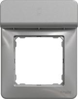 Single frame with support for mobile, aluminium Sedna Design SDD313809 | 3606481482587
