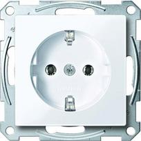 Socket outlet, white, antibacterial Merten SystM MTN2301-0325 | 3606480303364