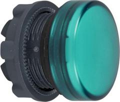 Green pilot light head Ø22 plain lens for BA9s bulb. range of product: Harmony XB5 - product or component type: head for pilot light - product compatibility: BA 9s - device short name: ZB5 - mounting diameter: 22 mm - operator additional information: ZB5AV03 | 3389110908077