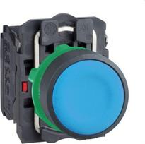 Push button, flush, blue, Ø22, 1NO+1NC, Harmony XB5 XB5AA65 | 3389110966602