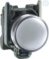 White complete pilot light Ø22 plain lens with integral LED 230...240V. range of product: Harmony XB4 - product or component type: complete pilot light - device short name: XB4 - fixing collar material: zamak - mounting diameter: 22 mm - operator add XB4BVM1 | 3389110891997