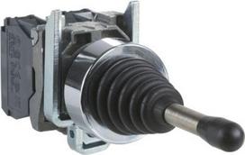 Joystick controller Ø22 2-direction stay put 1NO per direction. range of product: Harmony XB4 - product or component type: complete joystick controller - device short name: XD4 - fixing collar material: zamak - mounting diameter: 22 mm - contacts typ XD4PA12 | 3389110887402