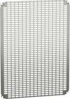 Monobloc perforated plates H800xW600mm with universal perforations 11x26mm. range of product: Mounting accessories - accessory / separate part type: mounting plate - device application: multi-purpose - mounting location: direct fixing on backstuds, s NSYMR86 | 3606480183768