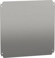 Plain mounting plate H500xW500mm made of galvanised sheet steel. range of product: Mounting accessories - accessory / separate part type: mounting plate - device application: multi-purpose - mounting location: direct fixing on backstuds, step slide - NSYMM55 | 3606480183379