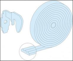 Sealing kit, self adhesive gasket, increase door protection to IP43, PrismaSeT G LVS08841 | 3606481880550
