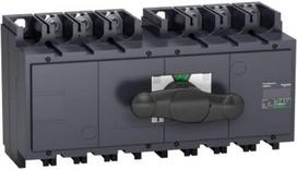 Manual source changeover switch Interpact INS630, 3p, 630A. range of product: INS320...630 - device short name: INS630 - network type: AC, DC - network frequency: 50/60 Hz - mounting mode: fixed - upside connection: front - downside connection: front 31154 | 3303430311546