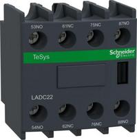 TeSys D - auxiliary contact block - 2 NO + 2 NC - screw-clamps terminals LADC22 | 3389110384475