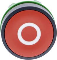 Head for non illuminated push button, Harmony XB5, plastic, flush, red, 22mm, spring return, marked ZB5AA432 | 3389110904680