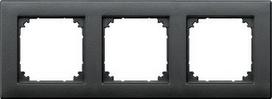 3 set frame, anthracite, IP20 Merten M-Plan 486314 | 4011281895366