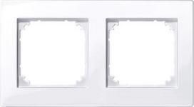 Double frame, active white, IP20 Merten SystM M-Plan 515225 | 4042811078867