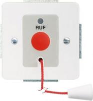ELSO Sigma/WC-RUF - call switch - pull cord 2m - flush - indicator light - p/whi 740034 | 4013984124798