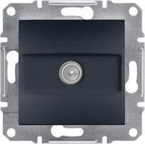 Asfora, TV socket intermediate, 8dB, anthracite EPH3200371 | 3606480729584