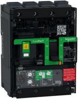 Circuit breaker, ComPacT NSXm 63E, 16kA/415VAC, 4 poles, MicroLogic 4.1 trip unit 25A, EverLink lugs C11E44V025L | 3606481992406