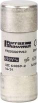 NFC cartridge fuses, TeSys GS, cylindrical, 22mm x 58mm, fuse type gG, 500VAC, 63A, without striker, DF2FN63 | 3389110503005