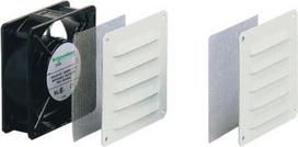 Climasys forced vent. 54 m3/h, 230V, 2 metal grilles and 2 anti-insect filters NSYCVF54M230MM2 | 3606480151415