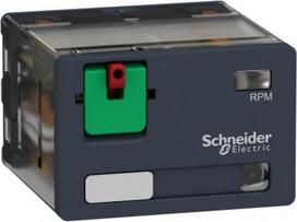 power plug in relay, Harmony Electromechanical Relays, 15A, 4CO, with LED, with lockable test button RPM42B7 | 3389119402200