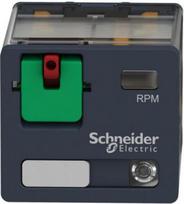 power plug in relay, Harmony Electromechanical Relays, 15A, 3CO, with LED, with lockable test button RPM32B7 | 3389119402040