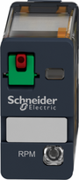 power plug in relay, Harmony Electromechanical Relays, 15A, 1CO, with LED, with lockable test button RPM12JD | 3389119401784