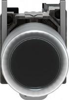 Push button, metal, Harmony XB4 ATEX D, projecting, black, 22mm, spring return, booted, unmarked, 1N XB4BP21EX | 3389118030336