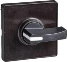 Cam switch operating head, Harmony K, 22mm, plastic, 60x60mm plate, metallic legend, black handle KBD1H | 3389110980585