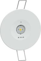 Emergency luminaire, Exiway Smartbeam Control, recessed, open area, 200lm, IP42, white OVA46026 | 3606489729967