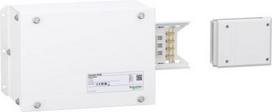 End feed unit, Canalis KNA, 160A, right or left mounting, polarity 3L+N+PE/3L+PEN, white RAL9001 KNA160AB4 | 3606480003073
