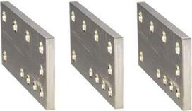Cable lug adapters, MasterPact MTZ1 fixed/drawout, 3P, spare part LV833644SP | 3606481186515