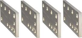 Cable lug adapters, MasterPact MTZ1 fixed/drawout, 4P, spare part LV833645SP | 3606481186522