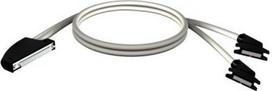 preformed cordset, Modicon M340, 40 way terminal, 2 x HE10 connector, 1m BMXFCC103 | 3595863919769