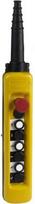 Pendant control station, Harmony XAC, plastic, yellow, 6 push buttons with NO+NC, 1 emergency stop N XACA6813 | 3389110426908