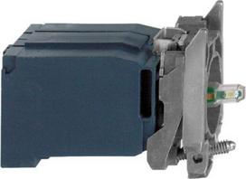 Light block with body fixing collar, Harmony XB4, metal, white, with BA9s bulb, 400V AC ZB4BV5D1 | 3389110892581