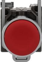 Push button, Harmony XB4, metal, projecting, red, 22mm, spring return, unmarked, 1NC XB4BL42 | 3389110886986