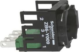 Complete body for push buttons or selector switches, Harmony XB6, single contact, with body fixing c ZB6Z1B | 3389110775334