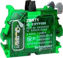 Transmitter for wireless and batteryless push button, Harmony XB5R, plastic, black ZBRT1 | 3606480334726