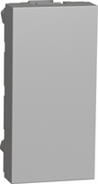 New Unica - blind cover - 1 module - aluminium NU986530 | 3606489459185