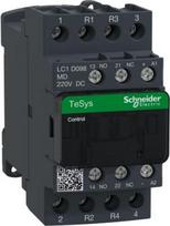 Contactor, TeSys Deca, 4P(2NO+2NC), AC-1, <=440V, 20A, 220VDC coil, screw clamp terminal LC1D098MD | 3389110403381