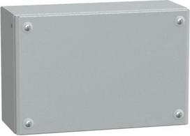 Metal industrial box plain door H200xW300xD120 IP66 IK10 RAL 7035 NSYSBM203012 | 3606480520150