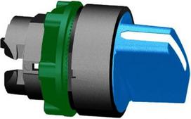 Head for selector switch, Harmony XB5, XB4, blue Ø22 mm 2 position stay put ZB5AD206 | 3389110815818