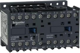reversing Contactor, TeSys K, 3P, AC-3/AC-3e,440V 6A, 1NC, 230V AC coil LC2K0601P7 | 3389110490800