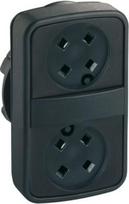 Head for double headed push button, Harmony XB5, 2 rectangular flush, without cap, 22mm, spring retu ZB5AA79 | 3389119043328