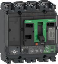 Circuit breaker, ComPacT NSX250N, 50kA/415VAC, 4 poles, MicroLogic Vigi 4.2 trip unit 250A C25N44V250 | 3606481993656