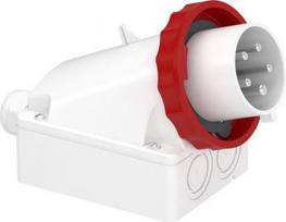 Wall mounting plug, Mureva PK, 32A, 3P+N+E, 400V, IP67 83571 | 3303430835714