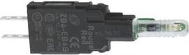 Complete body for pilot lights, Harmony XB6, yellow light block,with body/fixing collar, integral LE ZB6EM5B | 3389110274844