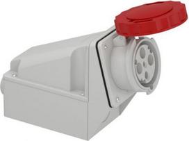 Wall mounting socket, Mureva PK, 63A, 3P+E, 400V, IP67 81182 | 3303430811824