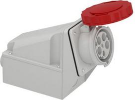 Wall mounting socket, Mureva PK, 63A, 3P+N+E, 400V, IP67 81183 | 3303430811831